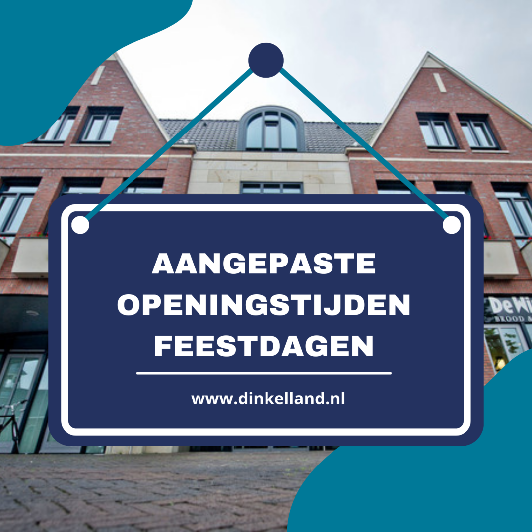 Aangepaste openingstijden feestdagen